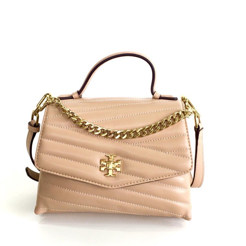 Tas Selempang Tory Burch Kira Chevron Top Handle Satchel