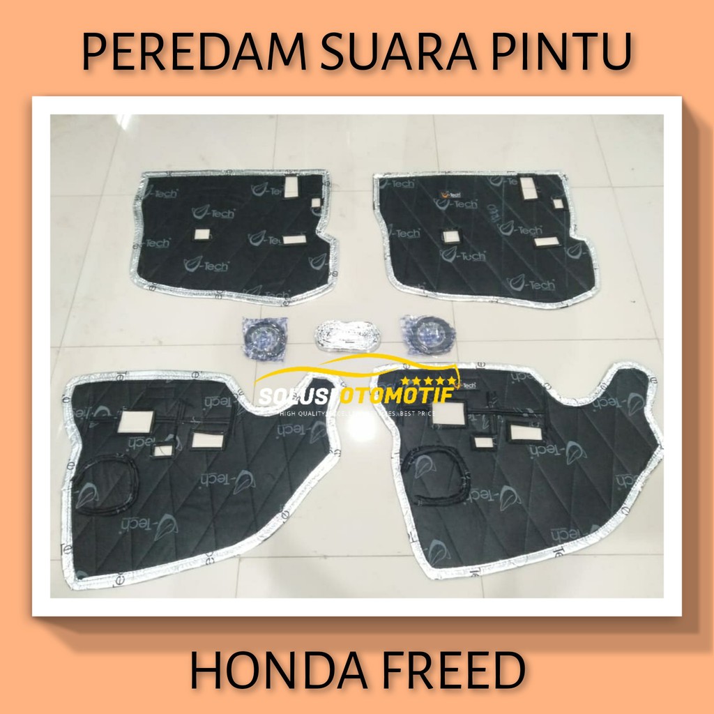 HONDA FREED 2009-2012 Peredam Suara Pintu Aksesoris Mobil VTECH Ori bonus Peredam Noise Speaker
