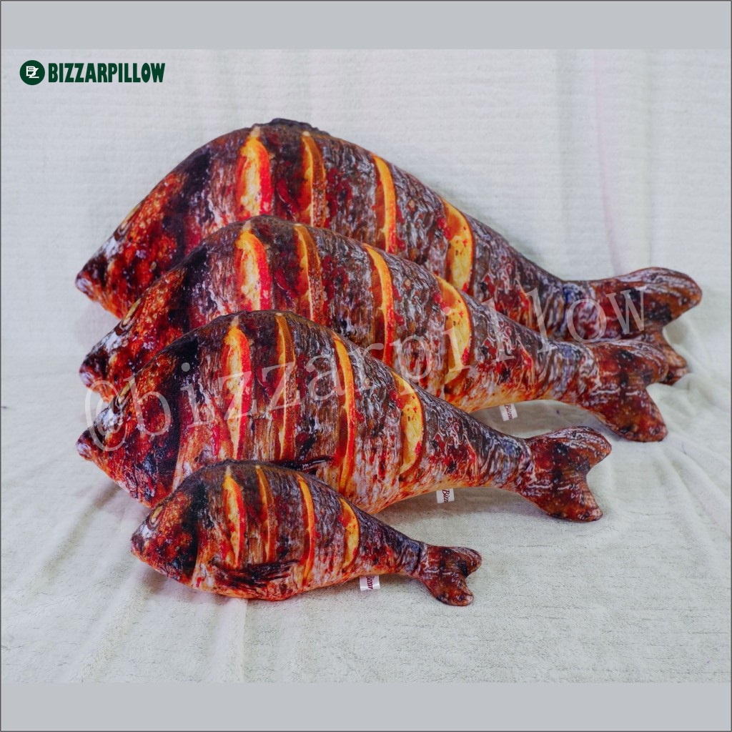 Bizzarpillow Bantal Ikan Bakar Size XL BZ076