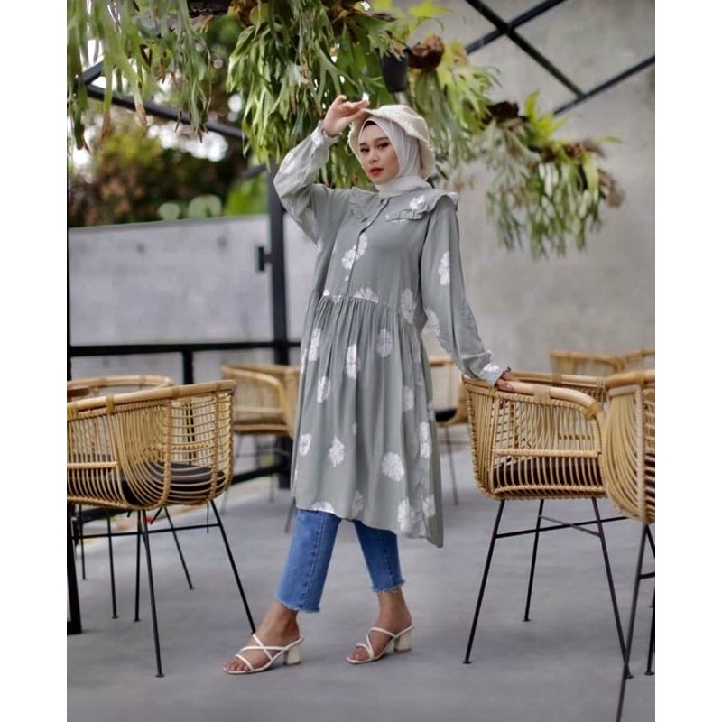 PGMT - TERMURAH JOLIEN KLAVA TUNIK DAILY OUTFIT RAYON VISCOSE PAJAMAS