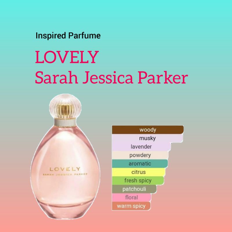 Lovely Jessica Parker Parfum Isi Ulang, Love Sarah, Jessica Parker, Parfum isi ulang