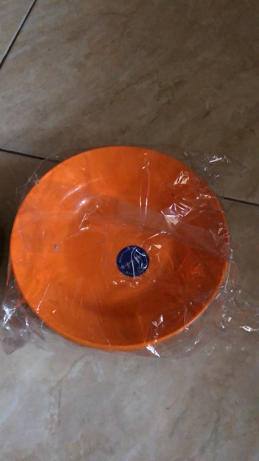 Piring Lepek 5inch  Plastik Lucky Star Warna Warni  925 ( Per Lusin)