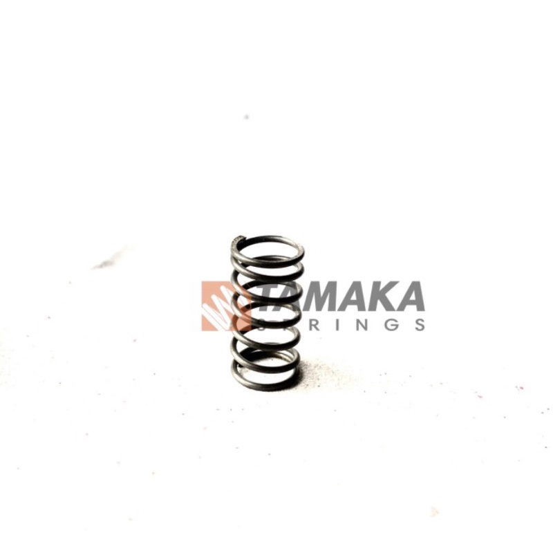 Per Spring Pegas Tekan OD 10mm Kawat 1mm Panjang 25mm Baja