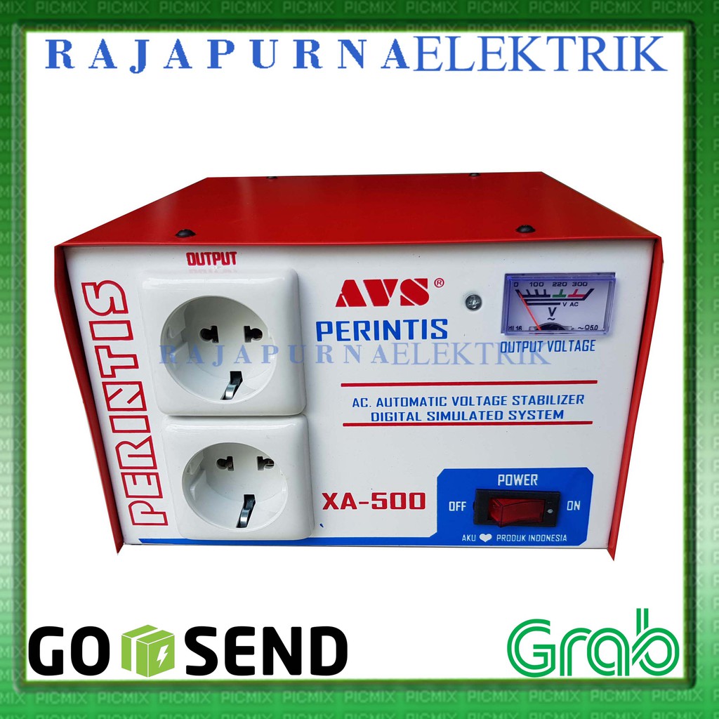 STABILIZER AVS PERINTIS 500VA - 500 VA ORIGINAL