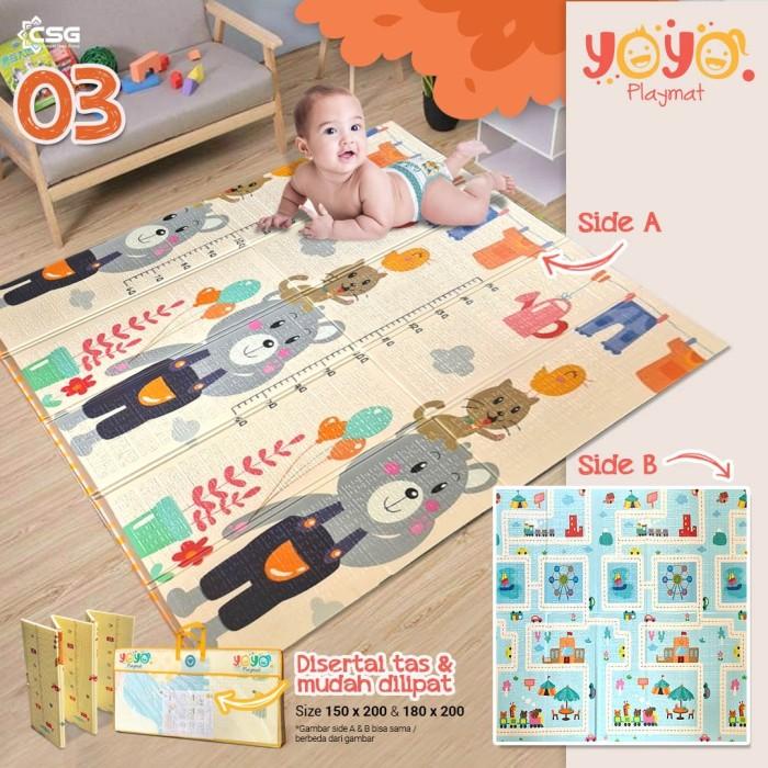 Playmat Baby/Karpet Baby/Playmate/alas bermain anak YOYO Size 150x200