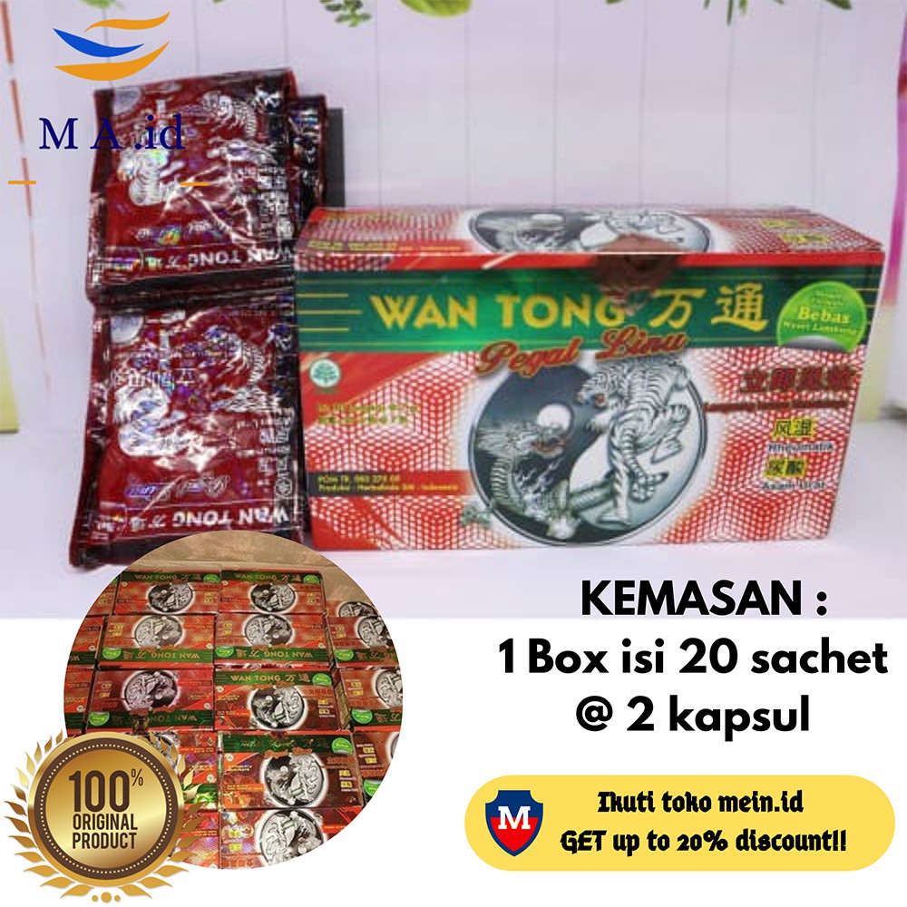 

[[BISA COD]] Kapsul Wantong Asli Original / Kapsul Pegel Linu / Reumatik