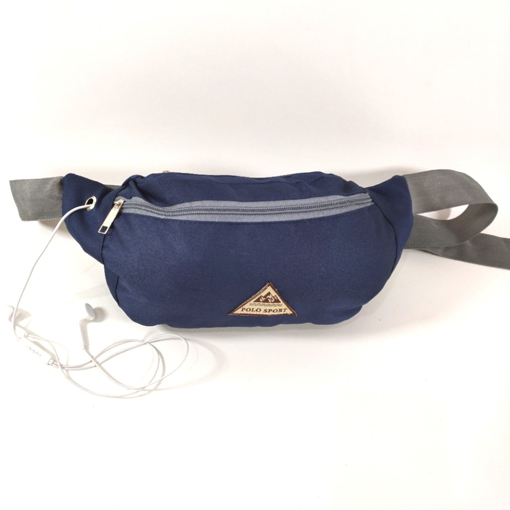 Promo WaistBag Murah Tas Pinggang Bisa Selempang Biru