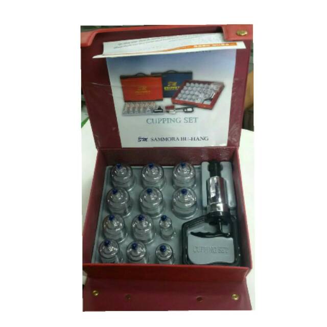 Kop Bekam Sammora isi 12 / Cup Bekam Sammora / Alat terapi Bekam