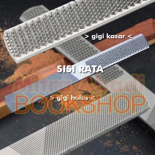 Alat Kikir Kayu 4 in 1 Material Metal Steel Portable