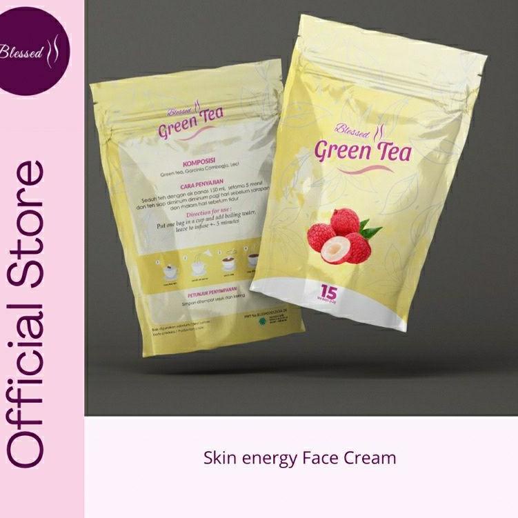 

(owjb -36) Blessed Slimming tea | Greentea leci | teh pelangsing | Teh diet | BPOM gdaf697