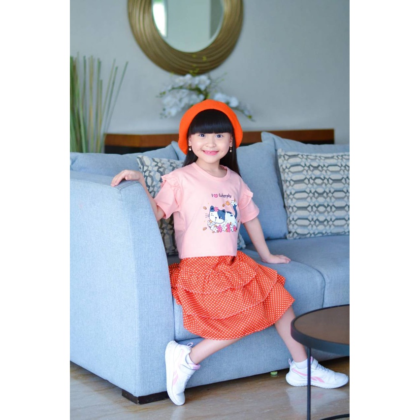 Setelan anak rok Polka Suit Rocela by Cuterply