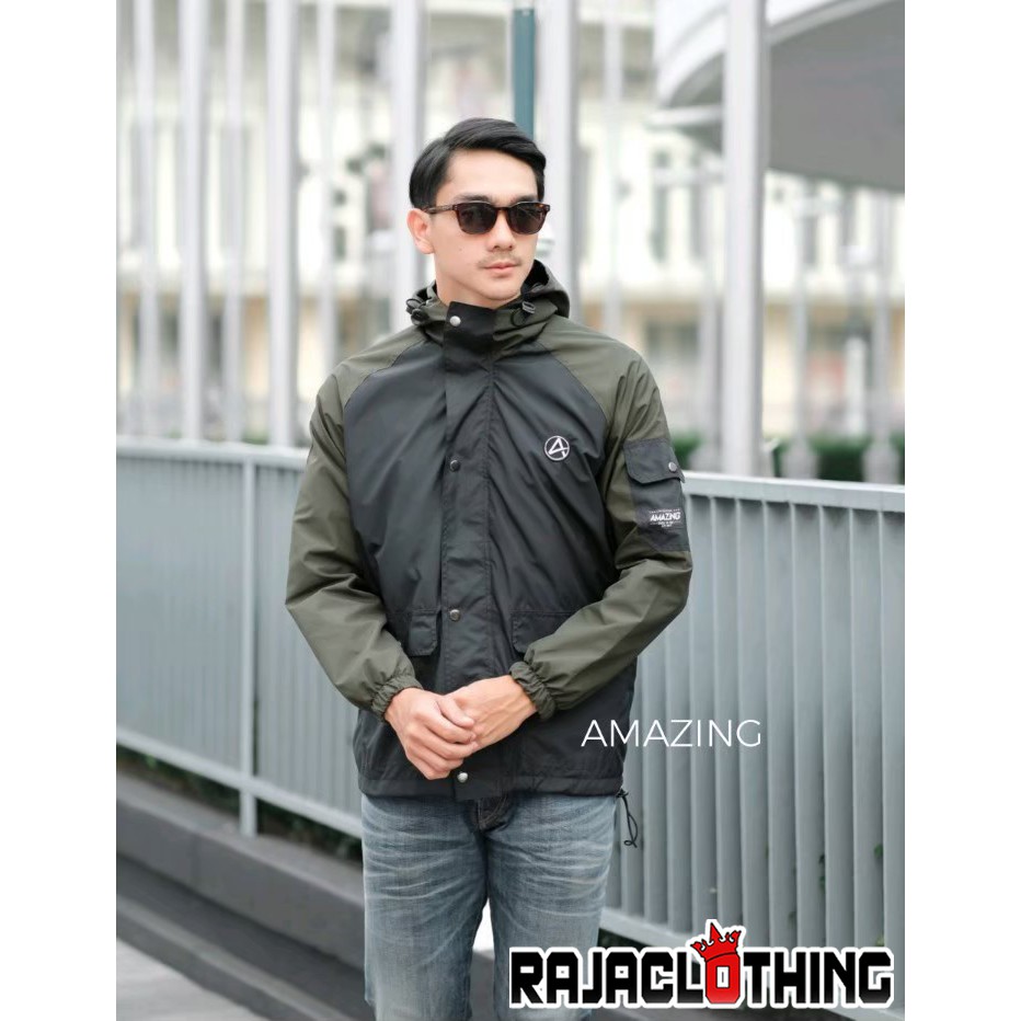 RCL - JAKET PARKA RAGLAN AMAZING PRIA - JAKET COWOK KEREN L.XL