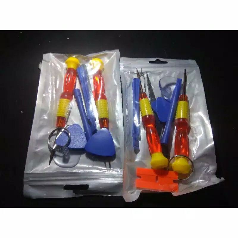 Jual OBENG HP SET 10 IN OBENG PEMBUKA HP ALAT SERVICES LENGKAP TOLS