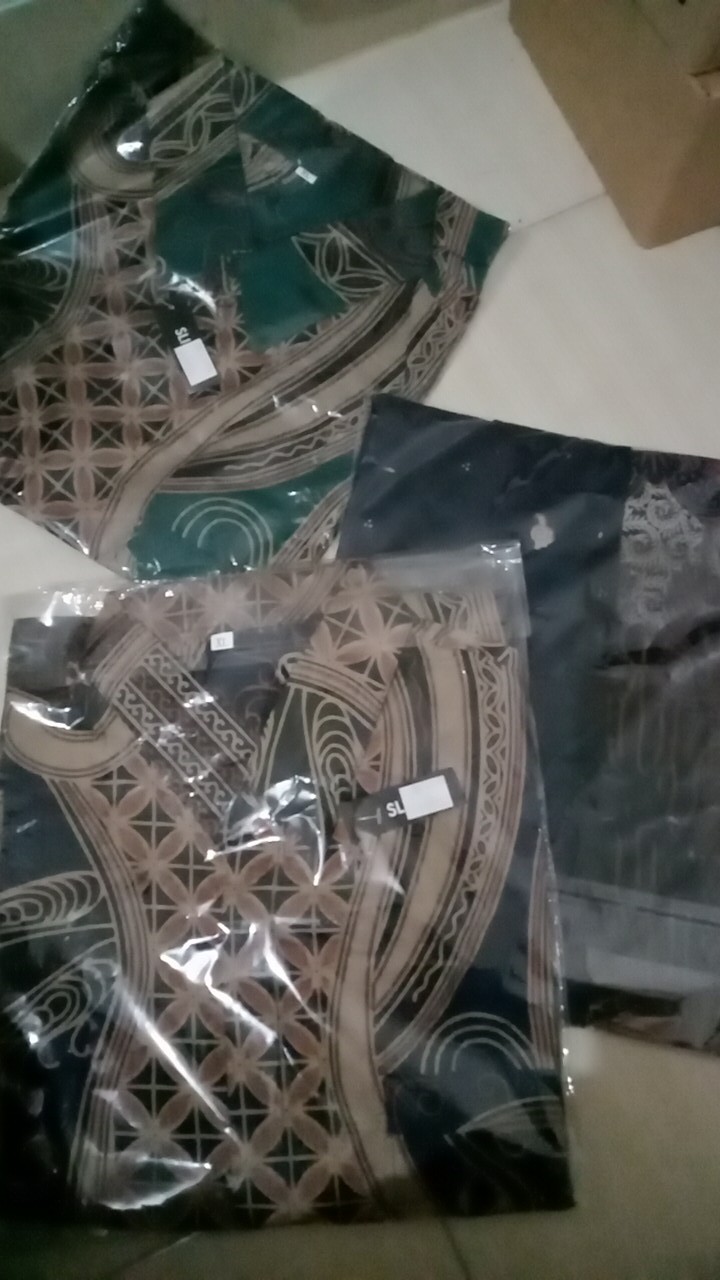 Kemeja Batik Pria Lengan Panjang Slim Fit Batik Pria Lengan Panjang Modern