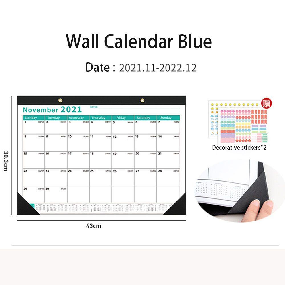 Kalender Dinding Nanas 2022desk Plan Monthly Planner Wall Decor