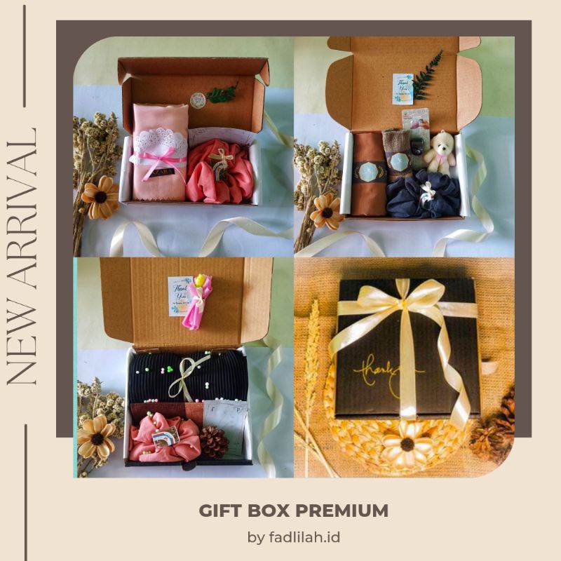 

Best Seller - Hampers Box Premium - Hampers Hijab Murah - Kekinian - Gift Box - Kado