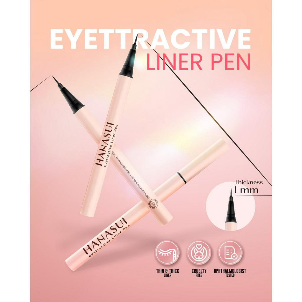 Hanasui Eyeliner Pensil Waterprof | Eyetractive Liner Pen