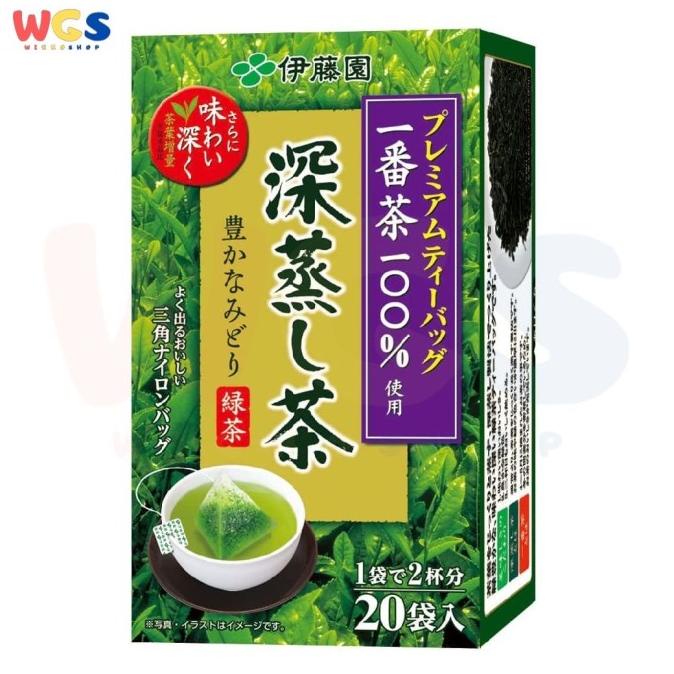 

[COD] Itoen Ito en Premium Tea Fukamushi Deep Steamed Sencha 20 Bags x 1.9g [COD]