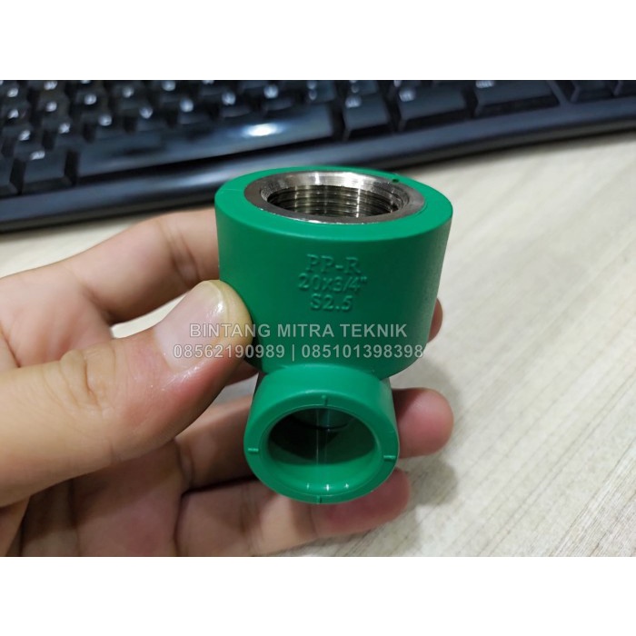 LESSO PPR FEMALE THREAD ELBOW / ELBOW DRAT DALAM PPR 20 x 3/4"