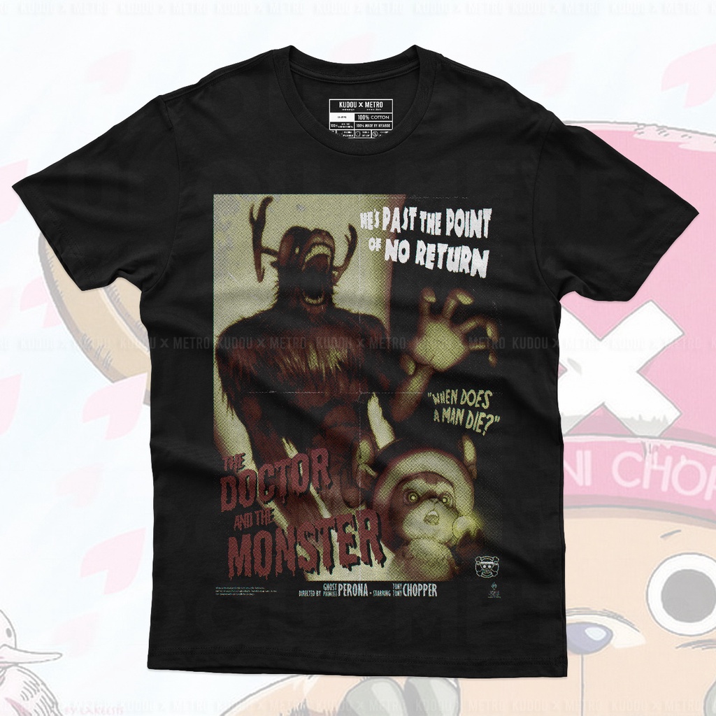 Kaos Chopper Doctor and Monster Strawhat Pirates Anime Manga One Piece Premium Unisex