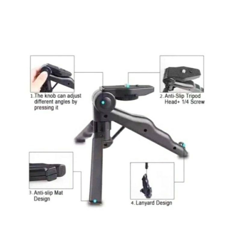 Tripod Mini HD32 Phone Holder untuk Vlog jogya (wajib belanja bubble)