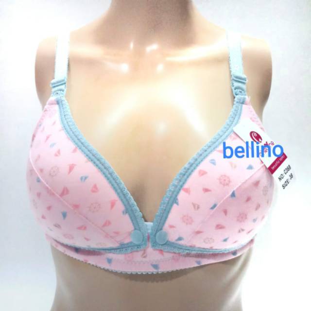 Bra Menyusui C368 Tanpa Kawat Busa Sedang Bukaan Depan Size 36 38 40 42 / Bh Menyusui Nursing Bra