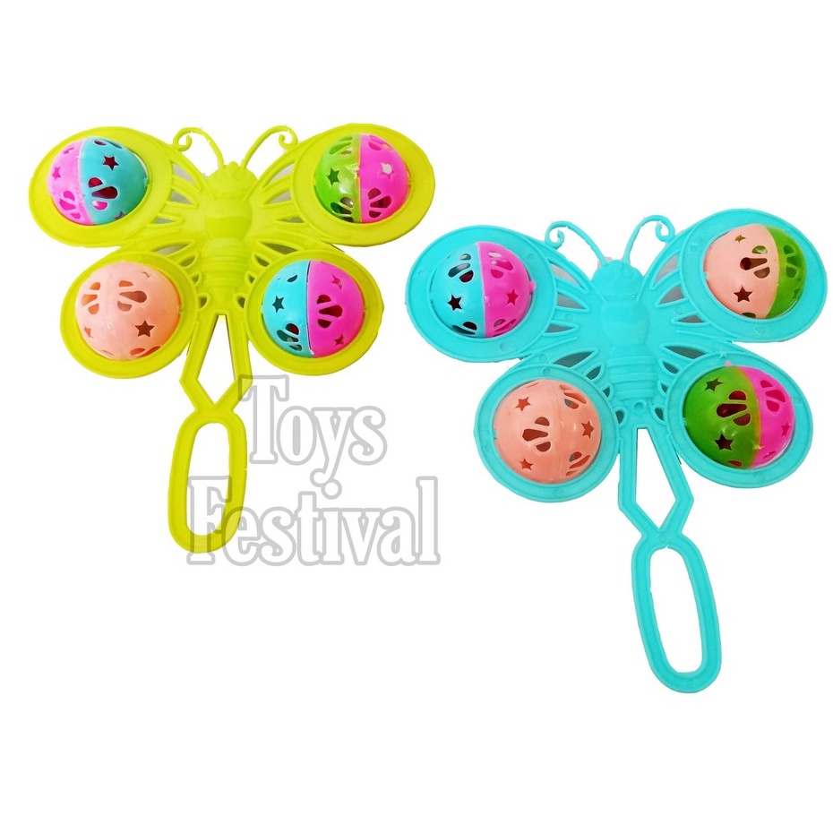 Isi 2 pcs Kerincingan Kincringan Rattle seri Genggam A