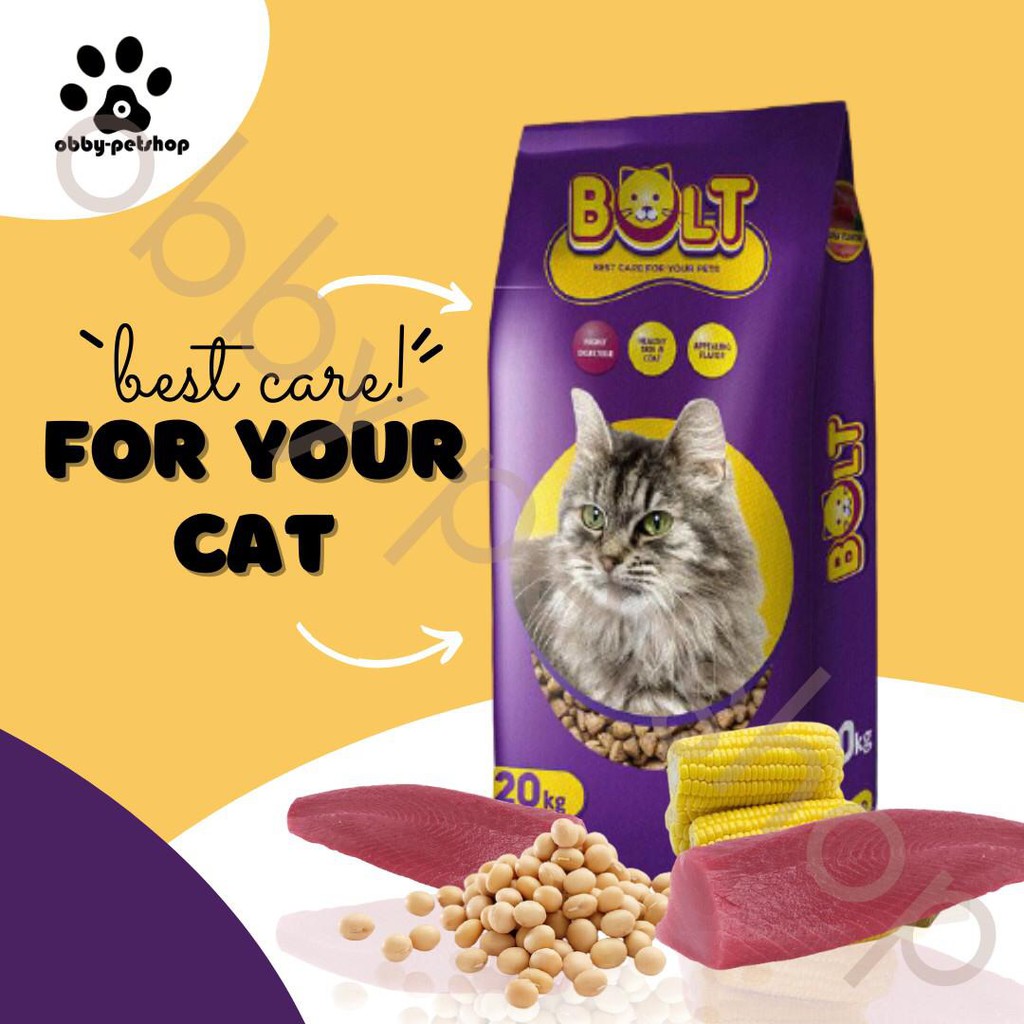 Bolt 20kg Makanan Kucing