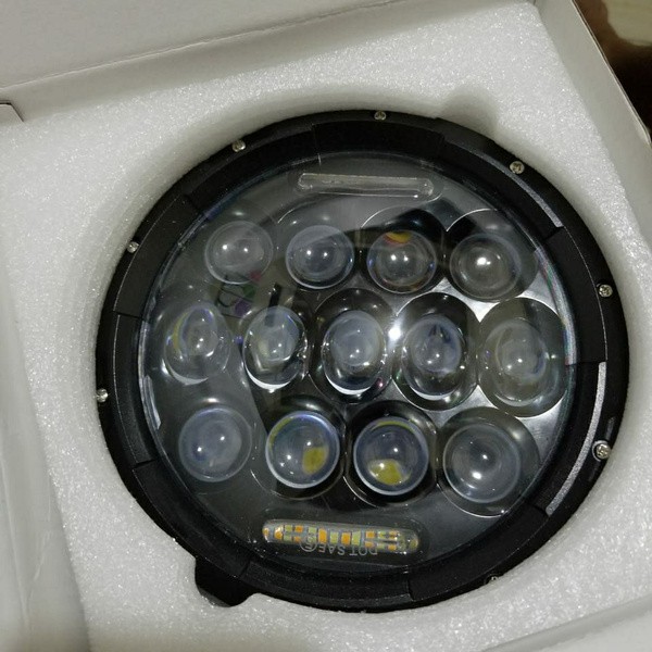 Lampu Depan Reflektor LED DAYMAKER Spider Eye 7 Inci Universal Motor Aksesoris Variasi Sparepart