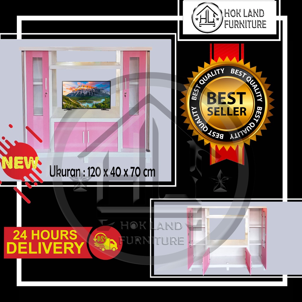 Lemari Tv Meja Tv Buffet Tv Minimalis Murah / Bufet Tv Avanza / Bufet Tv Minimalis Triplek / BA5602