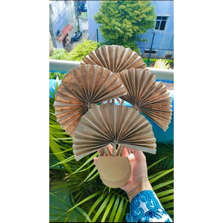 Kerajinan Tangan Daun Palem Kertas Nasi Estetik
