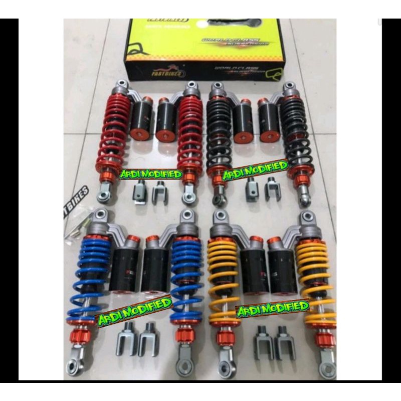 shockbreaker shock belakang tabung atas fastbikes copy ktc 280 320 340 universal bebek laki matic