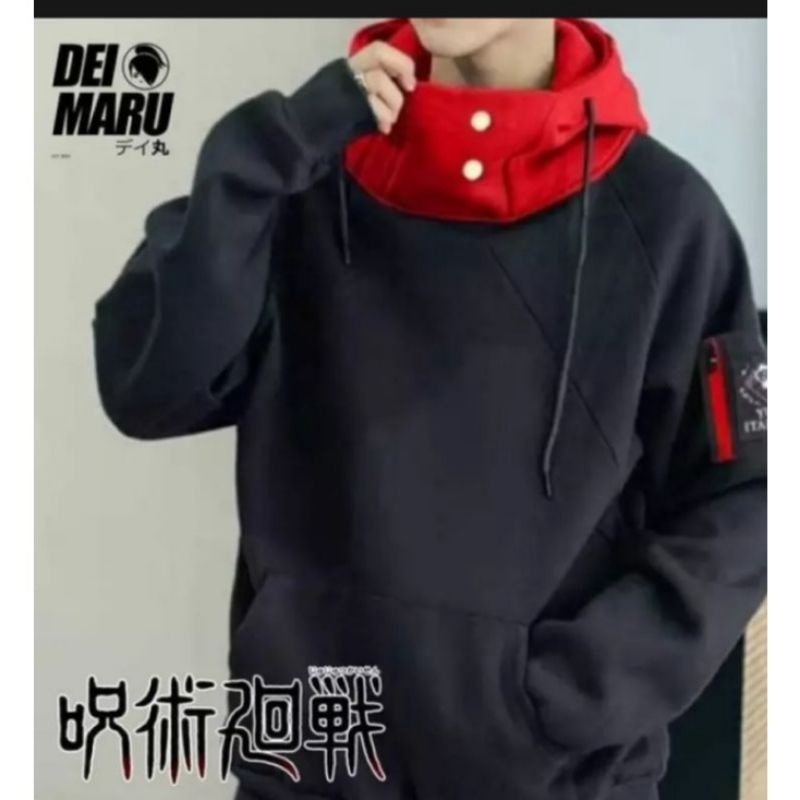 SWEATER HOODIE JUJUTSU KAISEN LOGO ITADORI YUJI