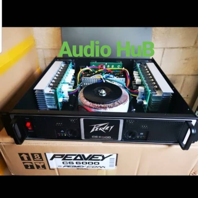 POWER AMPLIFIER PEAVEY CS6000 POWER AMPLI PEAVEY CS 6000 MURAH