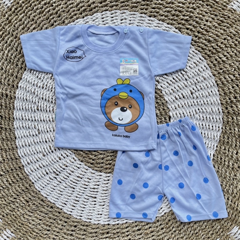 Setelan baju bayi oblong bayi piyama bayi setelan pendek bayi DNW BABY