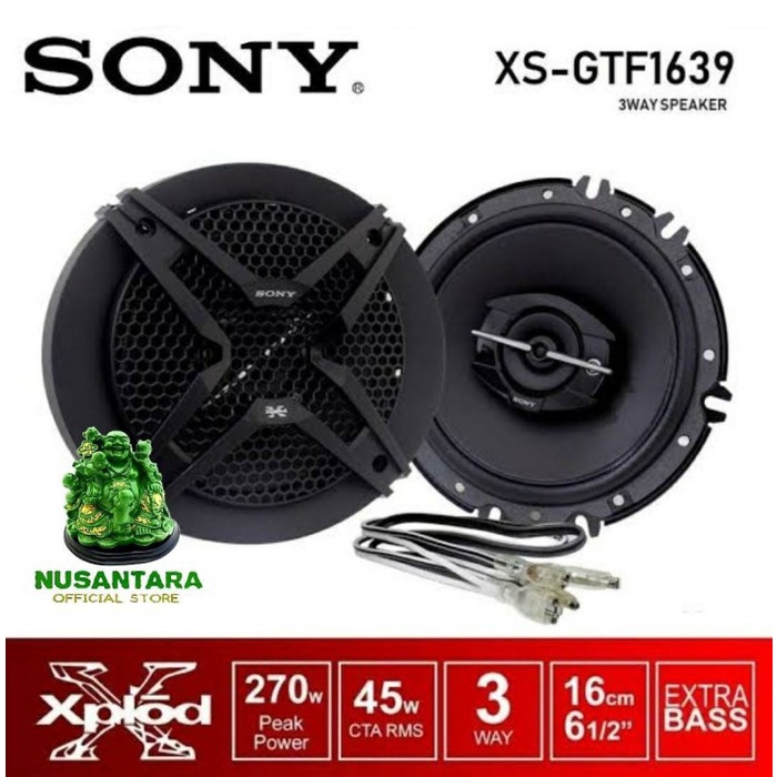 Speaker SONY Coaxial 3 Way XS-GTF1639 XS GTF 1639