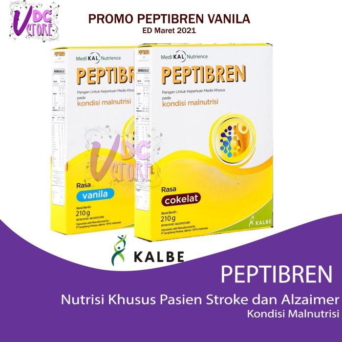 

Peptibren - Vanilla & Coklat - Susu Pasien Stroke & Pikun Rendah Lemak - Vanila