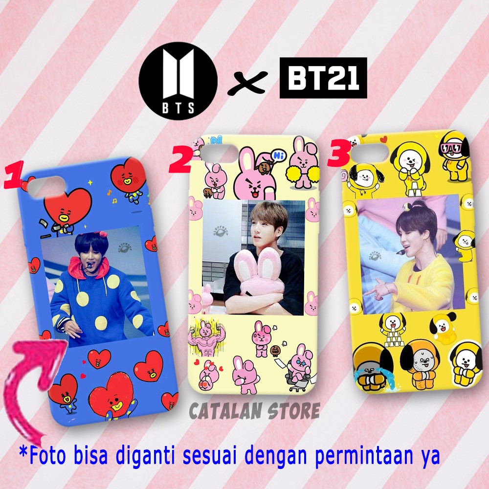 Custom Case Casing HP Hardcase Anti Crack BT 21 BT21 BTS