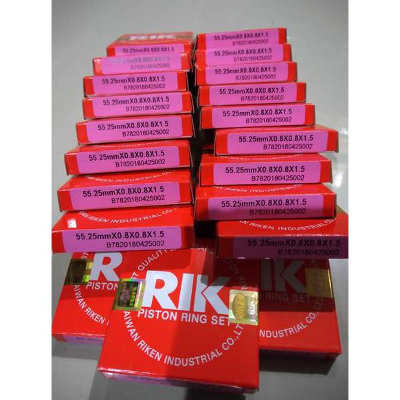 Ring Piston Rik 55 25 Mm Ring Seher 55.25Mm Bisa Untuk Piston Brt Kawahara Moto1 Fim Izumi Dll