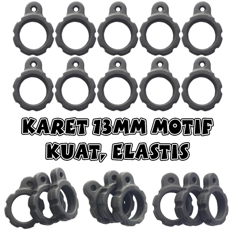 Karet Lanyard 13mm Gantungan Pods Flashdisk Pulpen dll