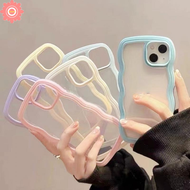 Soft Case Transparan Warna Permen Untuk iPhone 11 XR 6 6S 7 8 Plus 7Plus 8Plus 11 Pro Max 12 Pro Max X XS Max 13 14 Pro Max