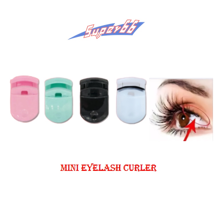 Super 66 Eyelash Curler mini travel penjepit bulu mana unik portable