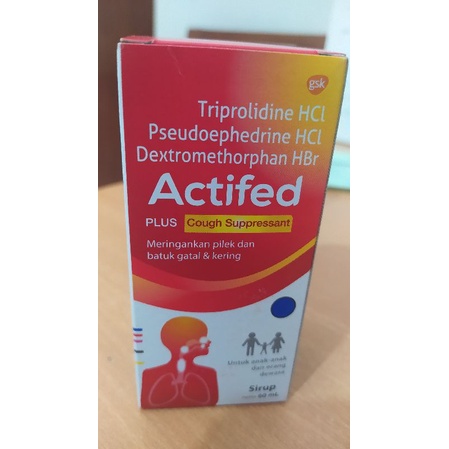 ACTIFED MERAH SYRUP / ACTIFED PLUS COUGH SUPPRESANT SYRUP