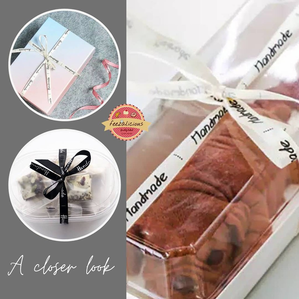 

Ribbon Handmade / Hiasan Pita Handmade untuk Hampers/Gift/Kemasan Kue/ Feezalicious