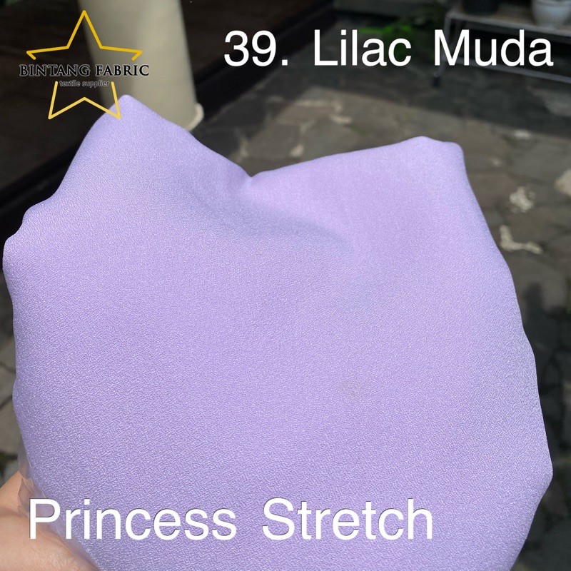 Bahan Kain Princess Stretch Lady Zara 1 meter-7