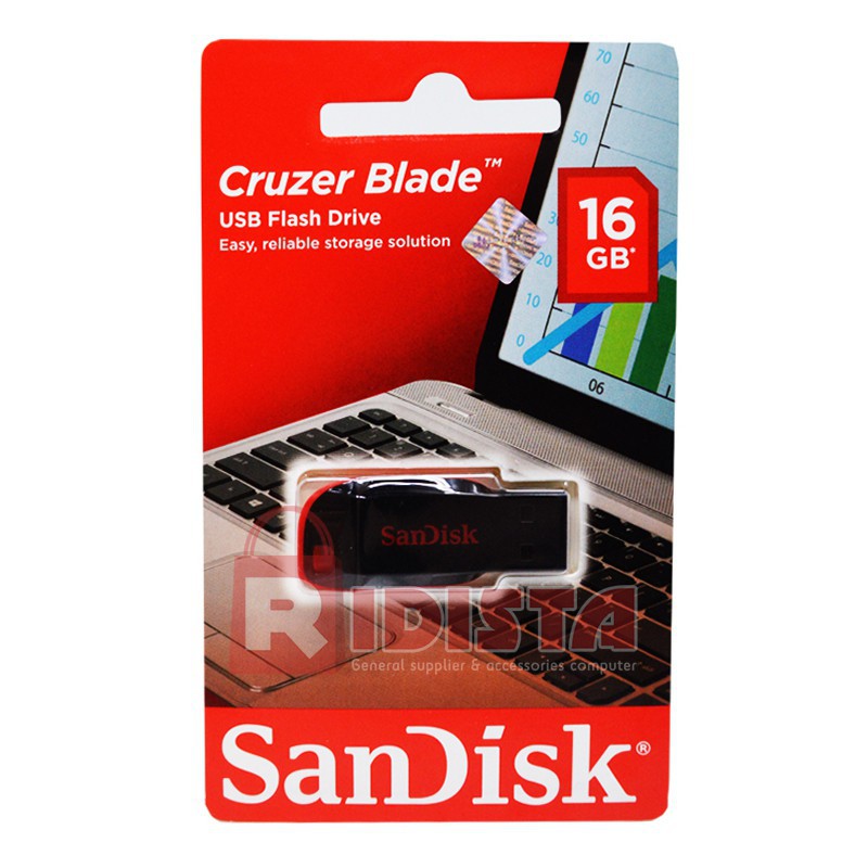 SanDisk Flashdisk Cruzer Blade CZ50 - 16GB