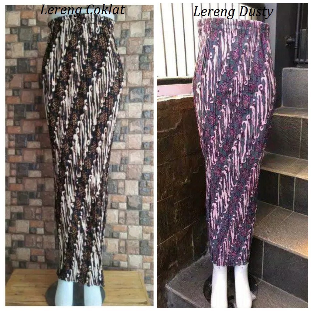 ROK PLISKET BATIK / ROK PRISKET / BAWAHAN KEBAYA / ROK KEBAYA / ROK WISUDA