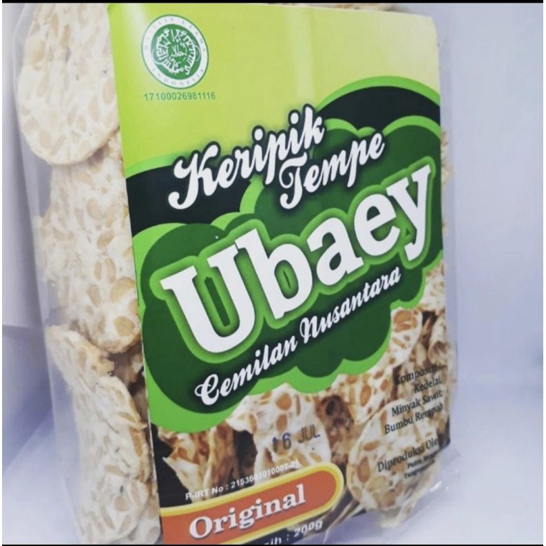 

Keripik Tempe Ubaey