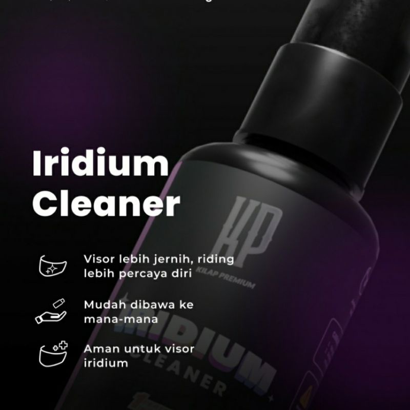 Kilap Premium Iridium Cleaner / Iridium Cleaner / Pembersih Visor