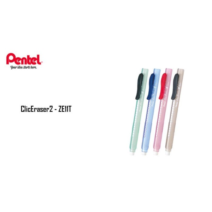 

Hot Sale Penghapus Pentel Clic 2 Ze1 1T-D Promo